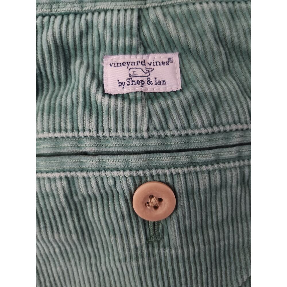 Vineyard Vines by Shep & Ian Green Courdroy Embroidered Whales Size 10 - Picture 5 of 7